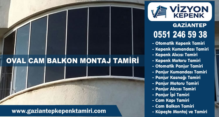 Oval Cam Balkon Sistemi